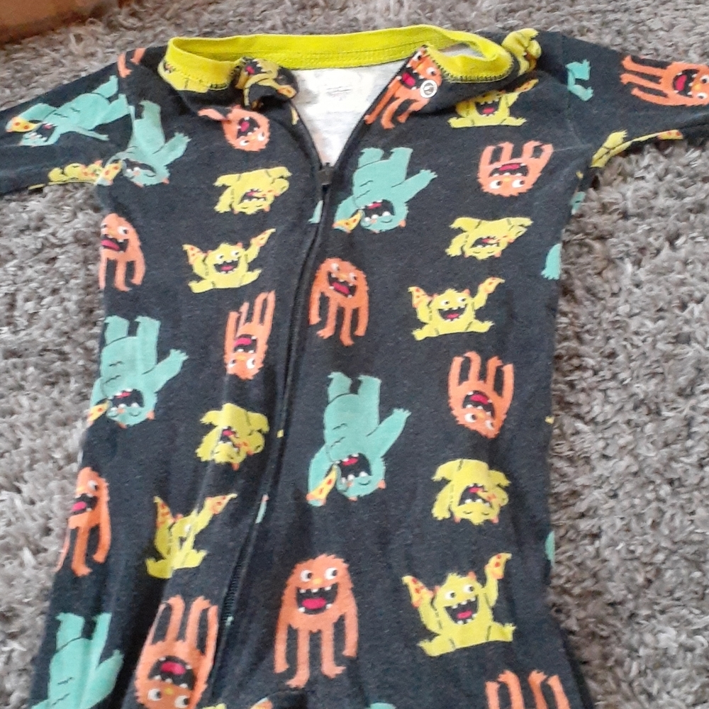 Sleeved Monster PJs 18mnths